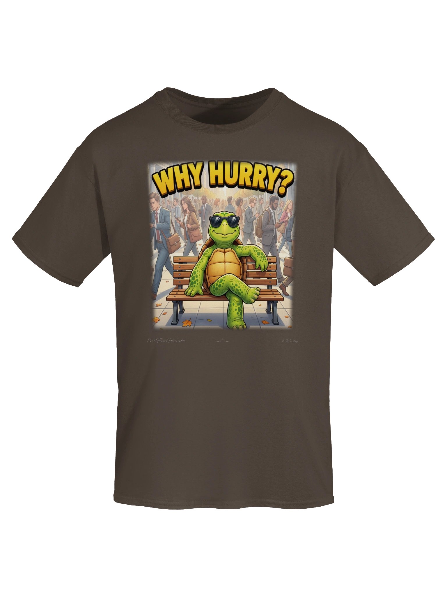 WHY HURRY? — Gildan 5000 Heavyweight T-Shirt product image (7)