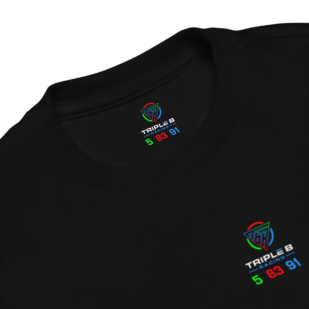 PRIZM Triple B racing numbers toddler tee (Black) product image (3)