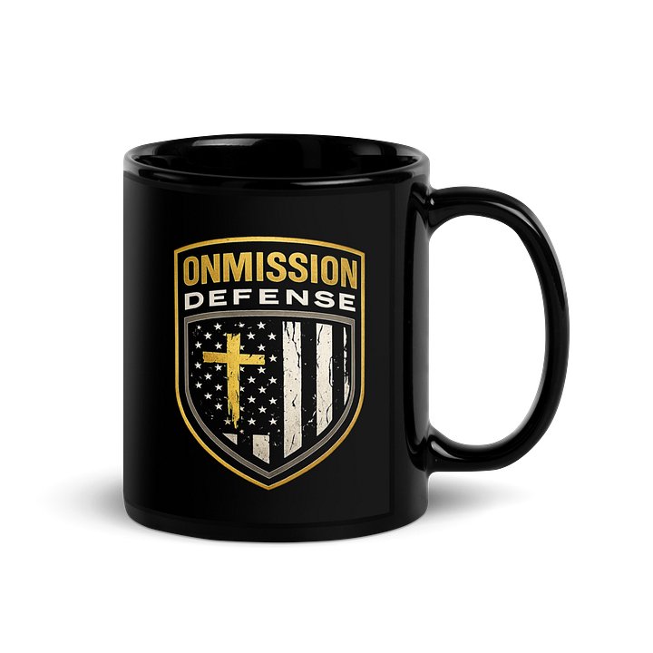 11oz OnMission Defense Mug (Black) product image (2)