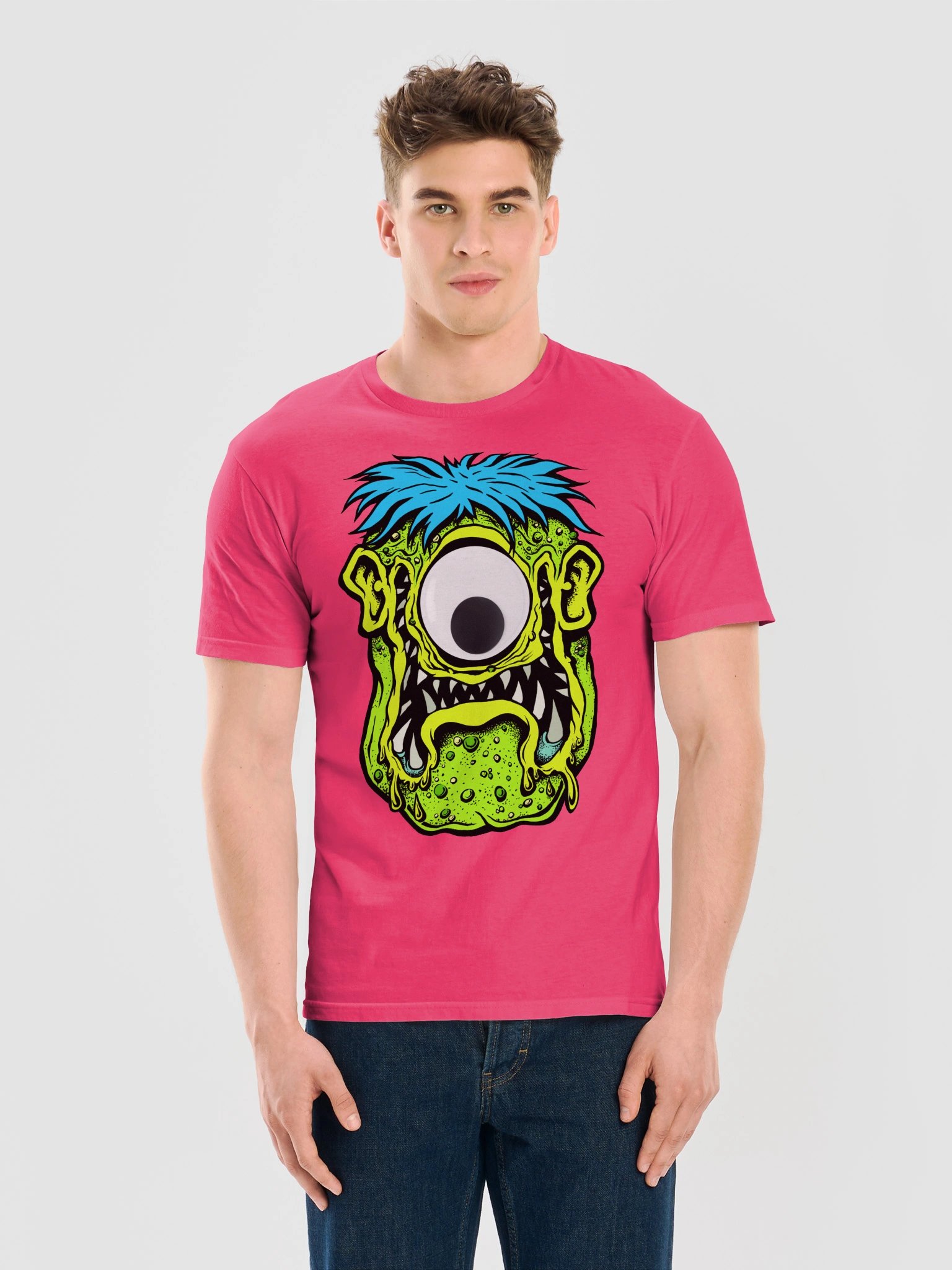 Googly EYEclops - Magenta T-Shirt product image (2)