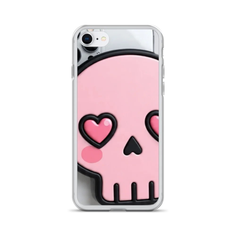 Love Skull Clear iPhone Case product image (28)