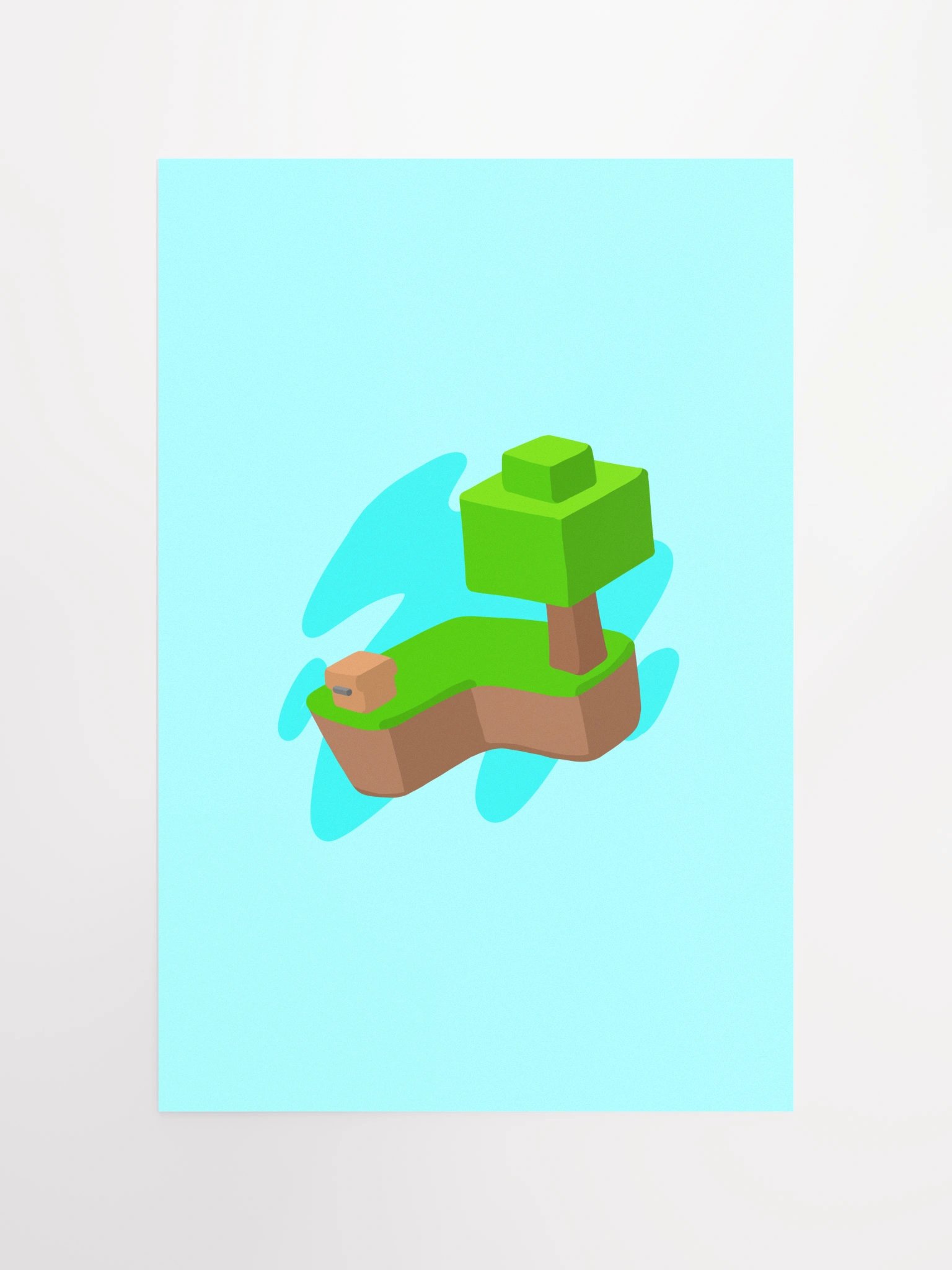 Skyblock Island Poster product image (3)