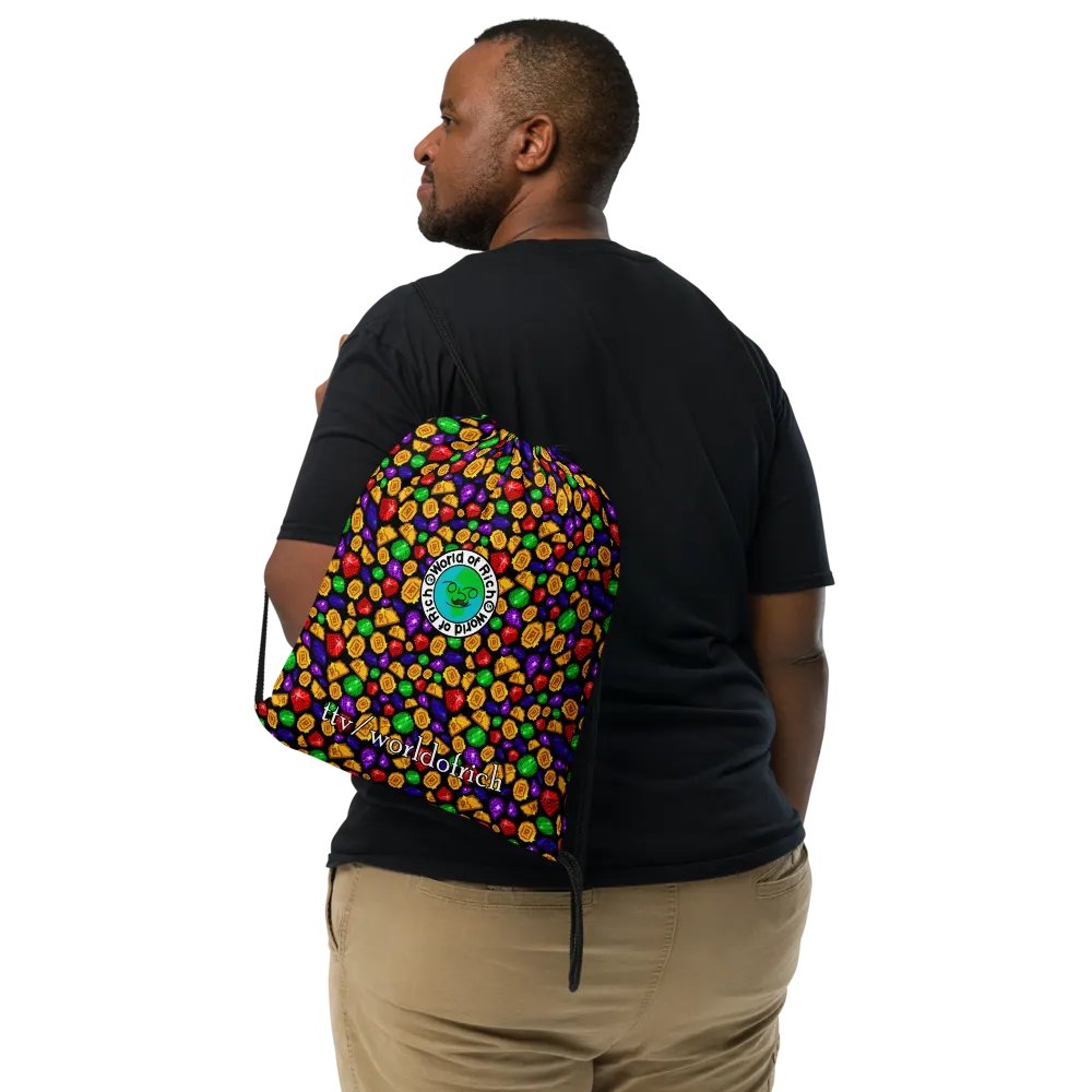 worldofrich Coin and Gem Pull-String Bag product image (6)