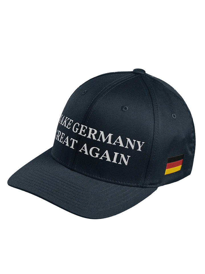 Make Germany Great Again Embroidery Hat, With German Flag On The Left, Closed Back Hat product image (7)