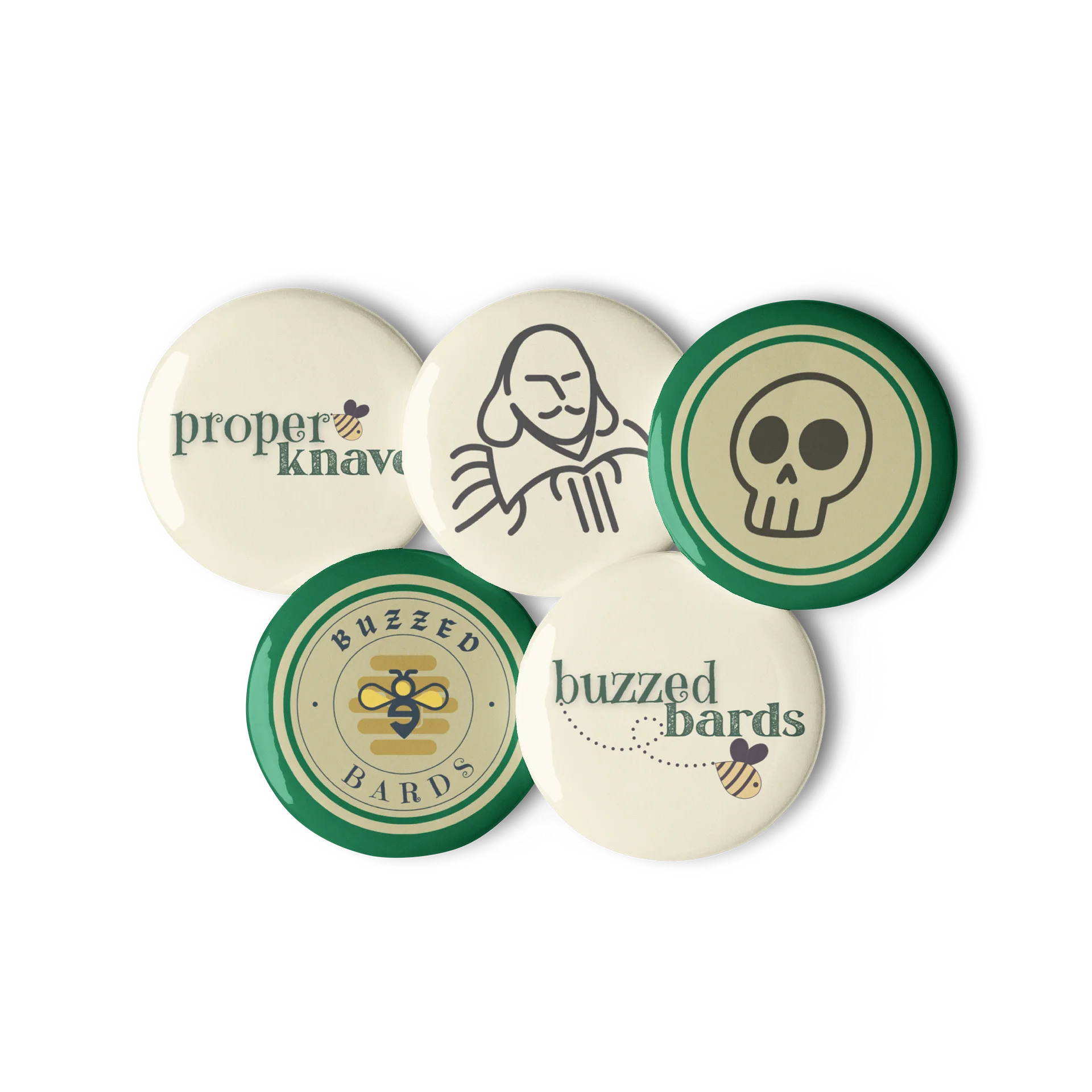 Buzzed Bards - Buttons product image (1)