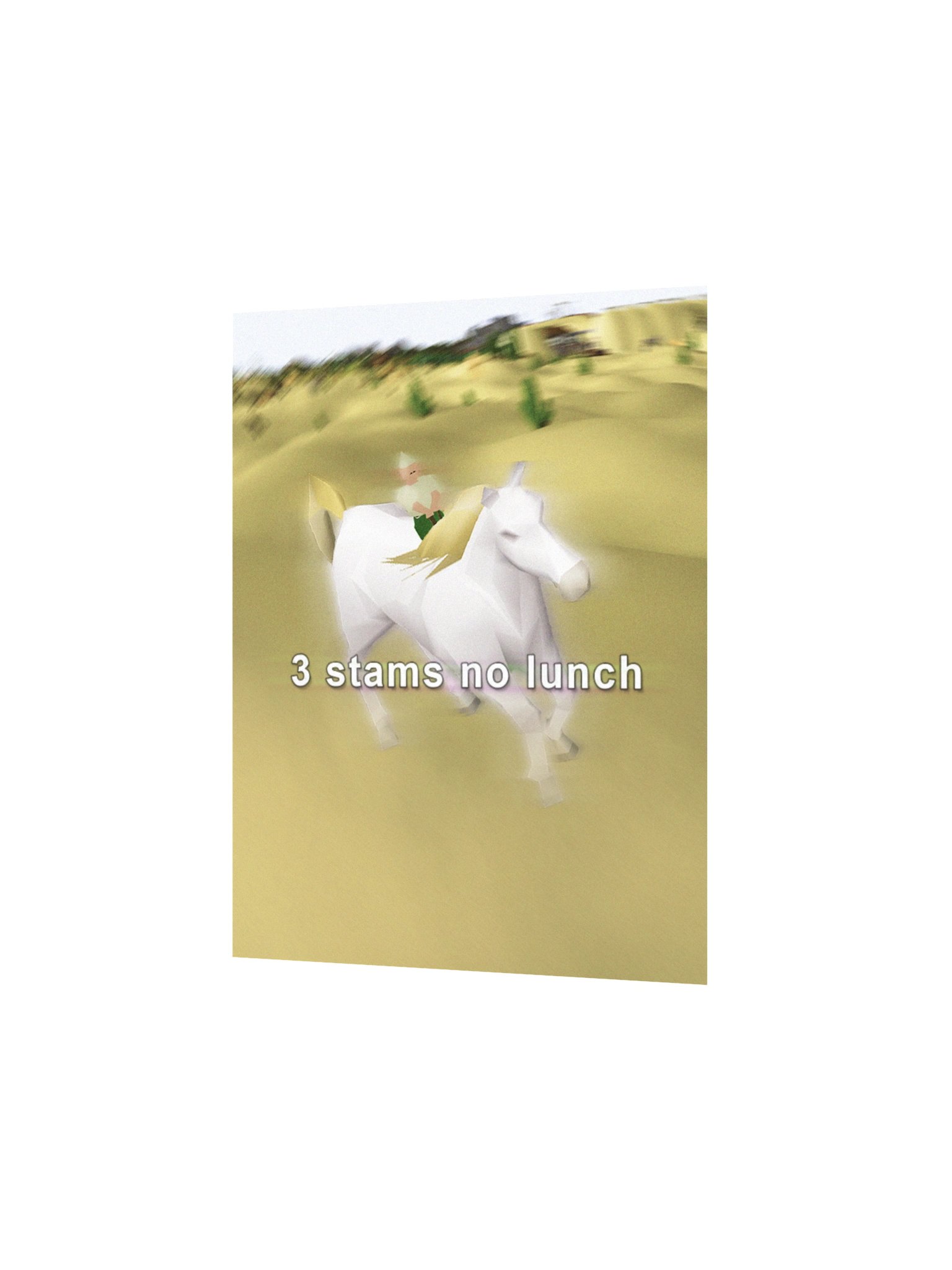3 Stams No Lunch Print product image (2)