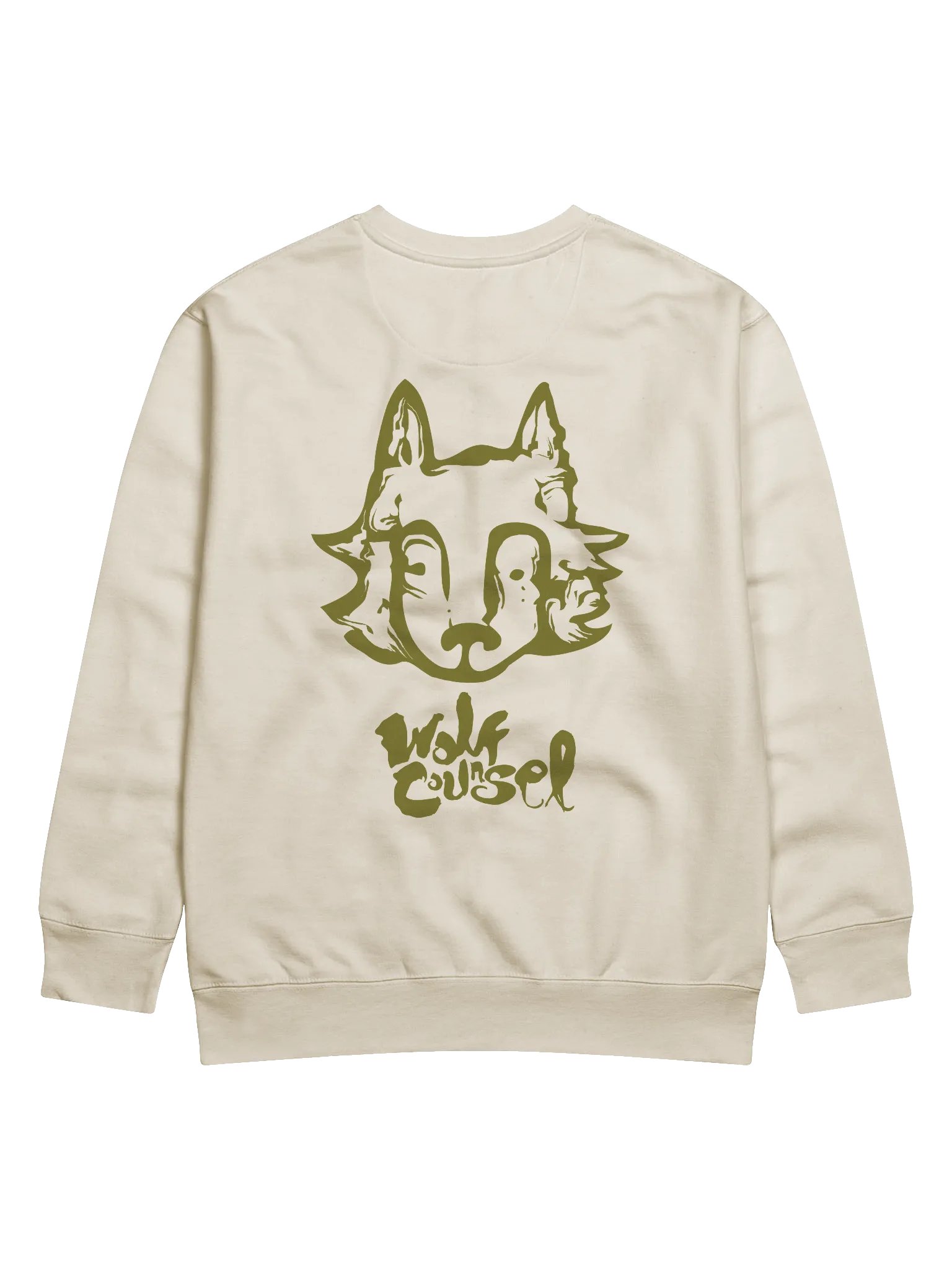 Wolf Counsel Cotton Heritage Premium Sweatshirt (Back Patch) product image (2)