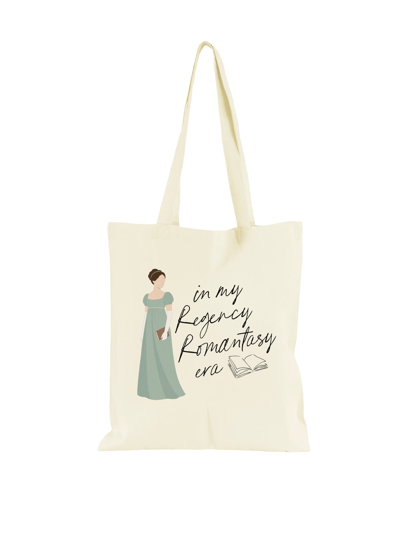 Regency Romantasy Era Tote Bag | GREEN product image (1)