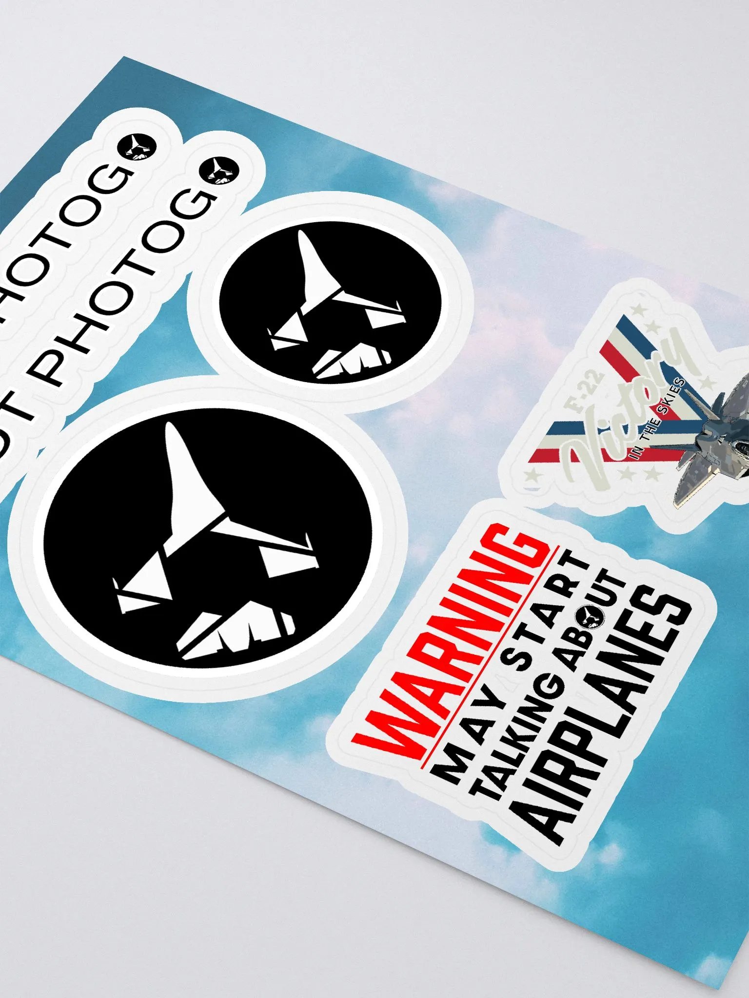 PilotPhotog Sticker Sheet product image (2)