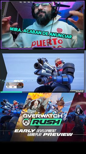Overwatch Rush es el nuevo juego Mobile de Blizzard. #heroshooter #early