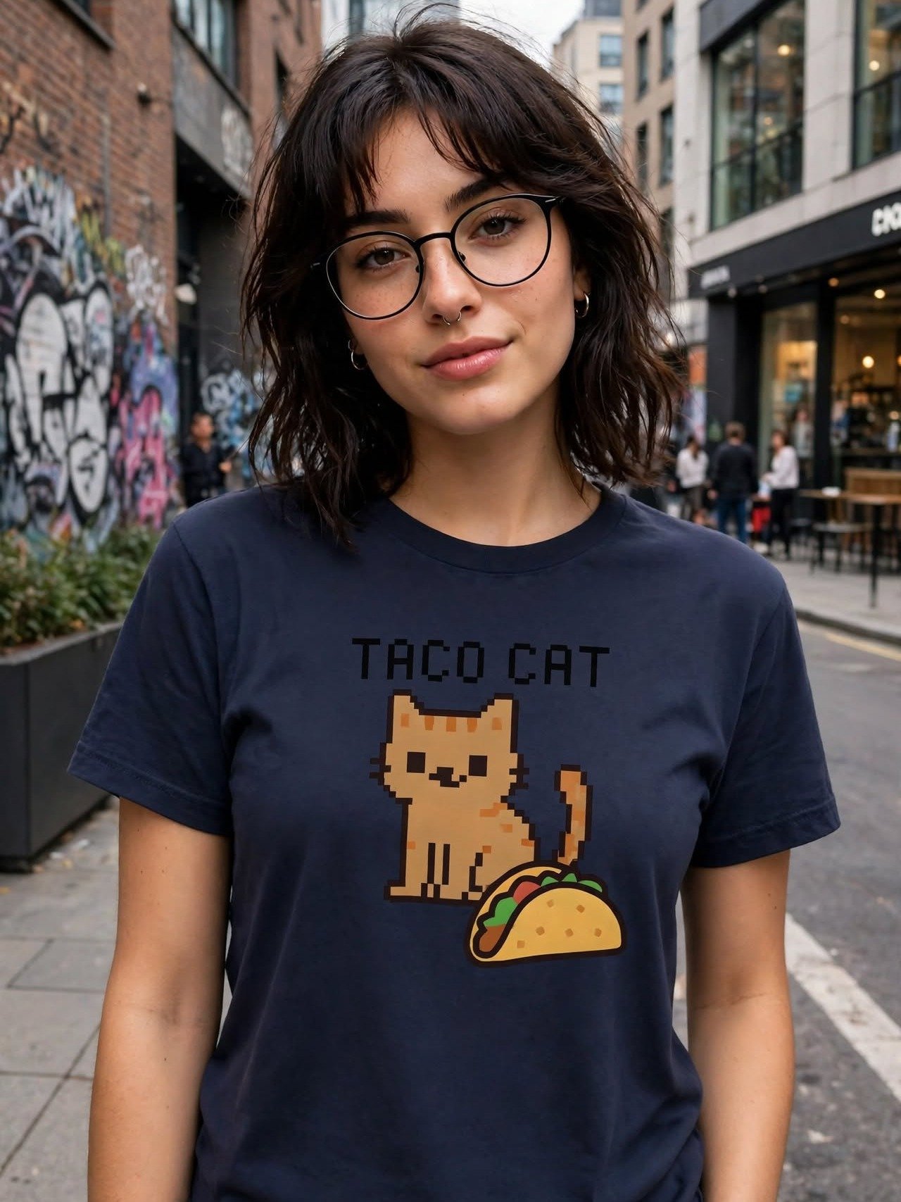 Taco Cat Pixel Art Tee product image (16)