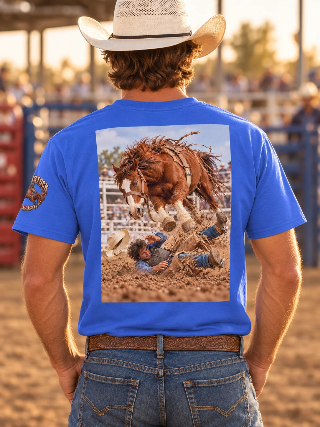 Saddle Bronc Rider T-Shirt | ROUGHSTOCK RODEO™ product image (128)