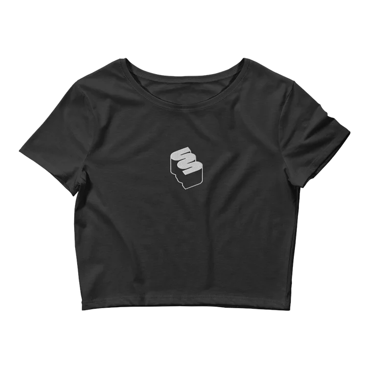Women's Crop Tee (Black) product image (1)