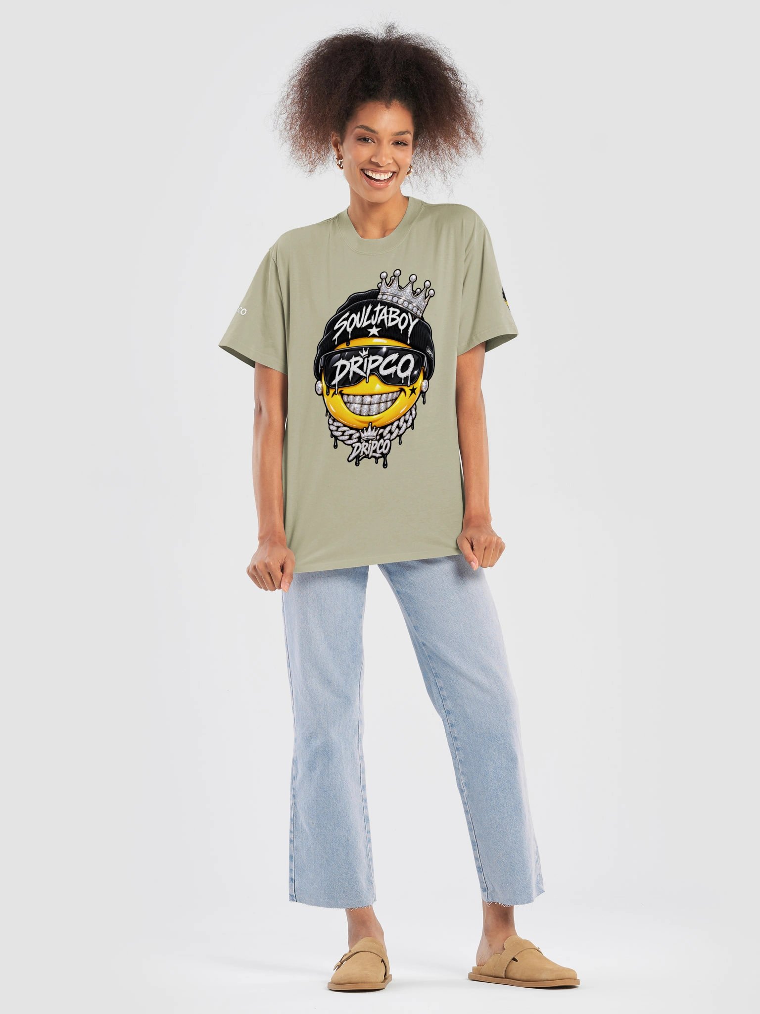 SouljaBoy Drip Smiley Oversized Tee product image (32)