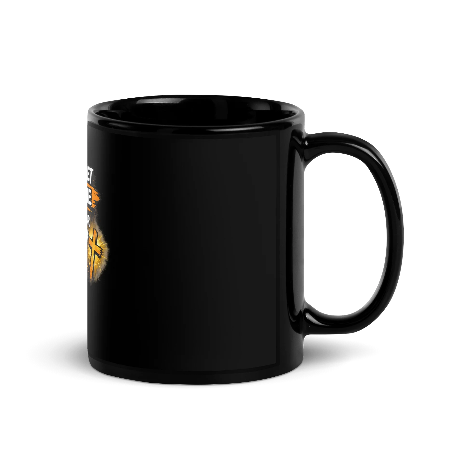 Joyful Cross Black Mug product image (3)