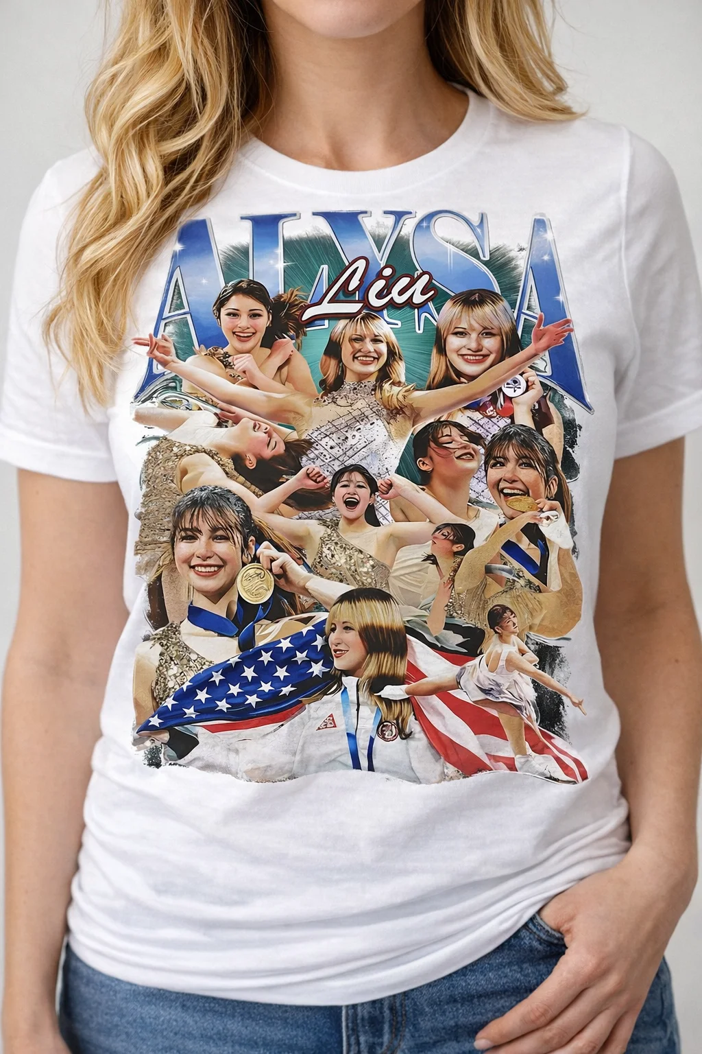 Alysa Liu Vintage 90s Bootleg Shirt - Figure Skating Champion Retro Tee product image (1)