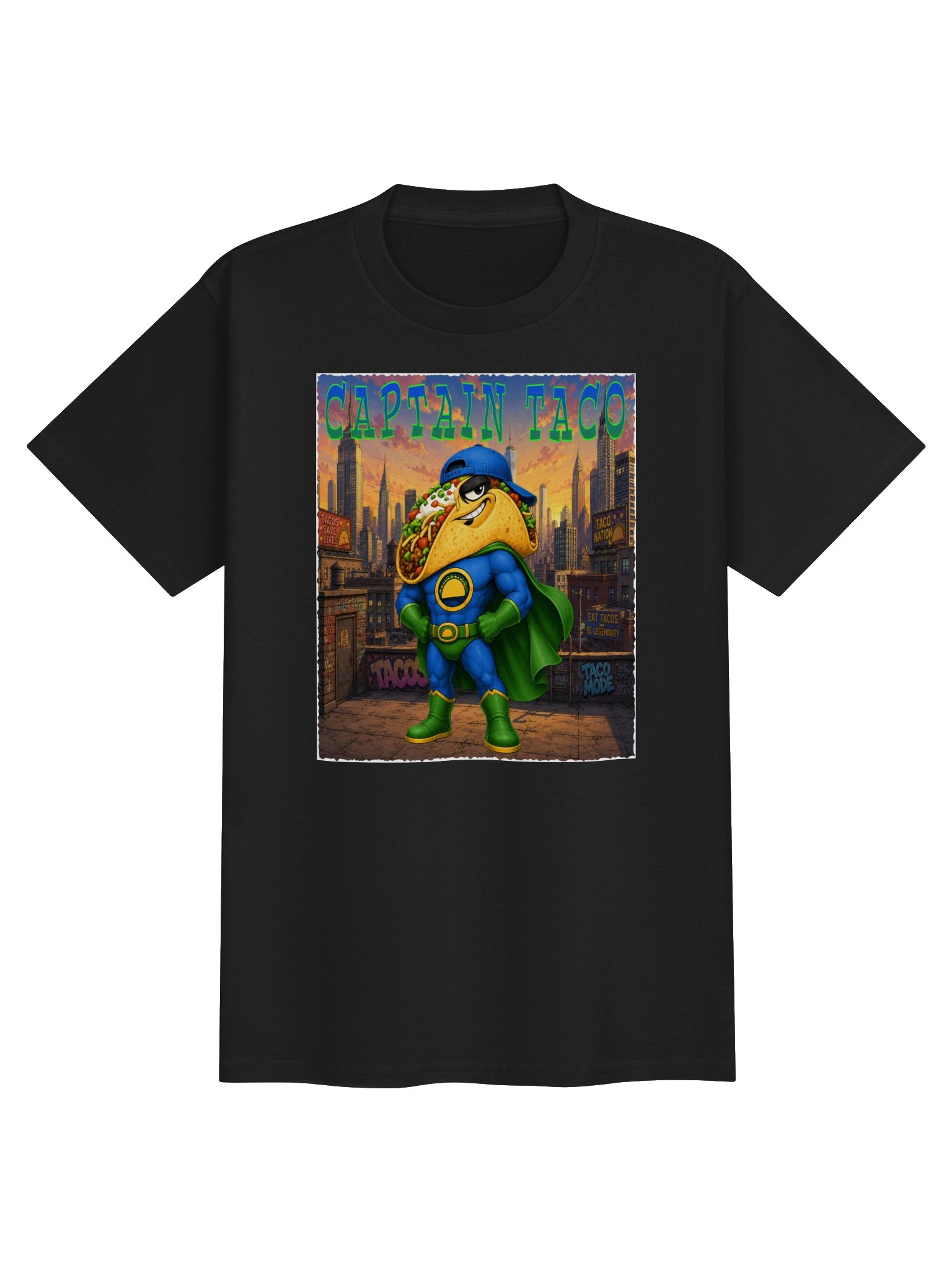 Captain Taco Kids Hero Tee - The Taco Family Kids product image (5)