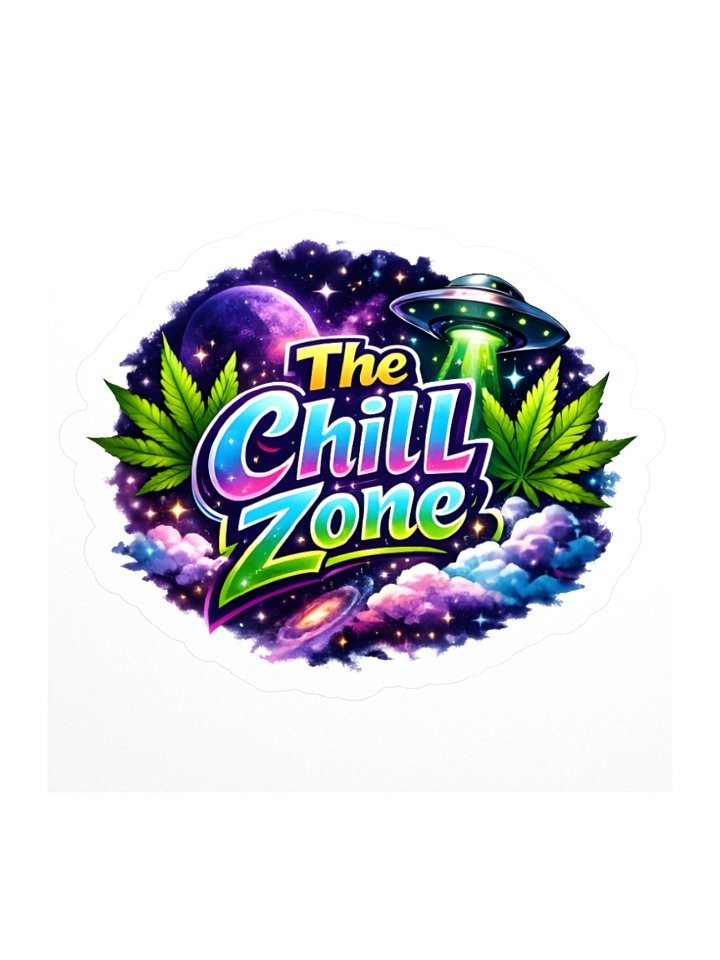 Cosmic Cannabis Kiss Cut Stickers product image (1)