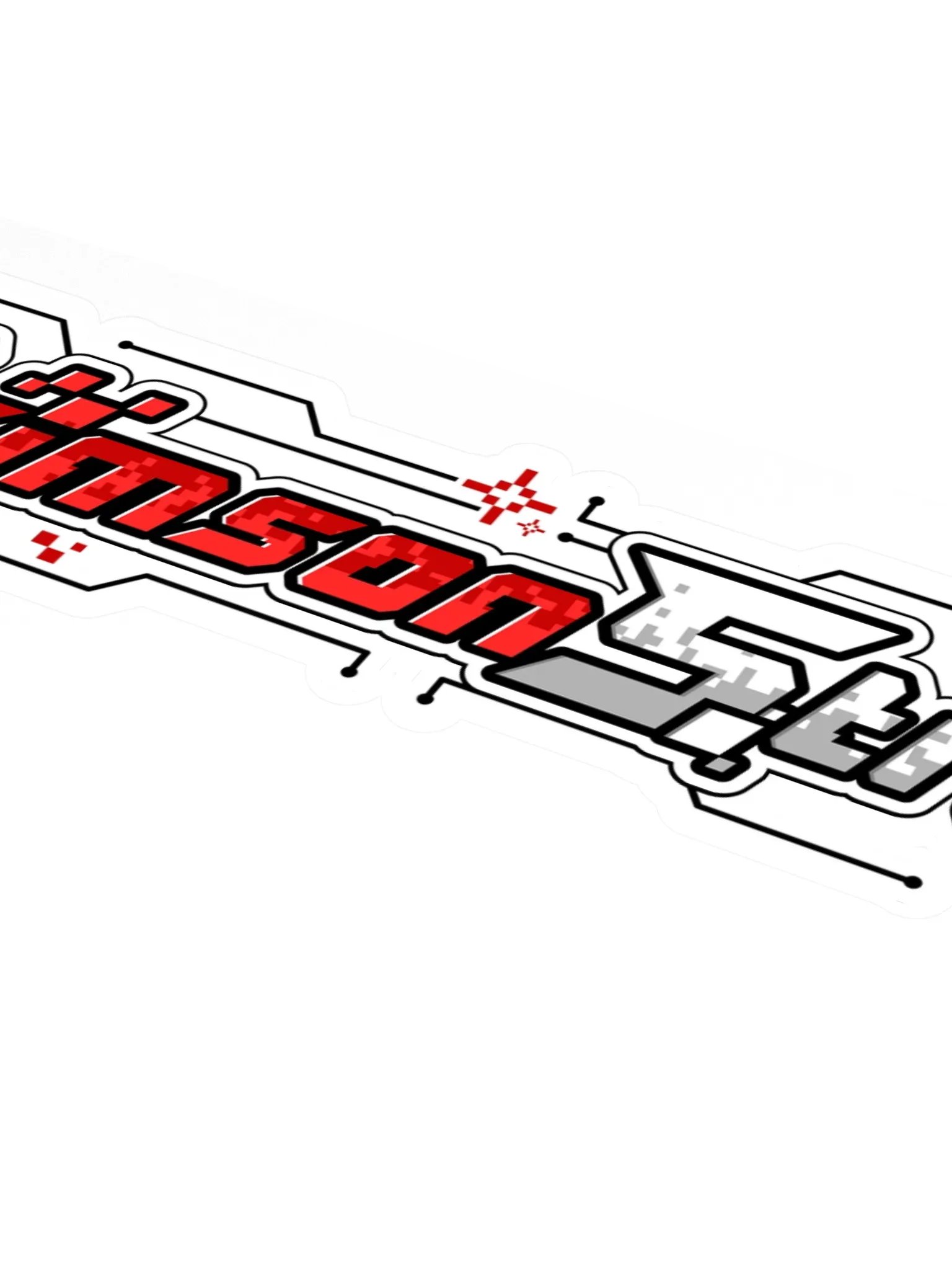 CrimsonStrife Horizontal Logo Sticker product image (4)