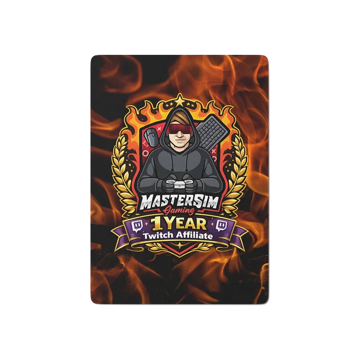 Twitch 1 Year Affiliated Playing Cards product image (1)
