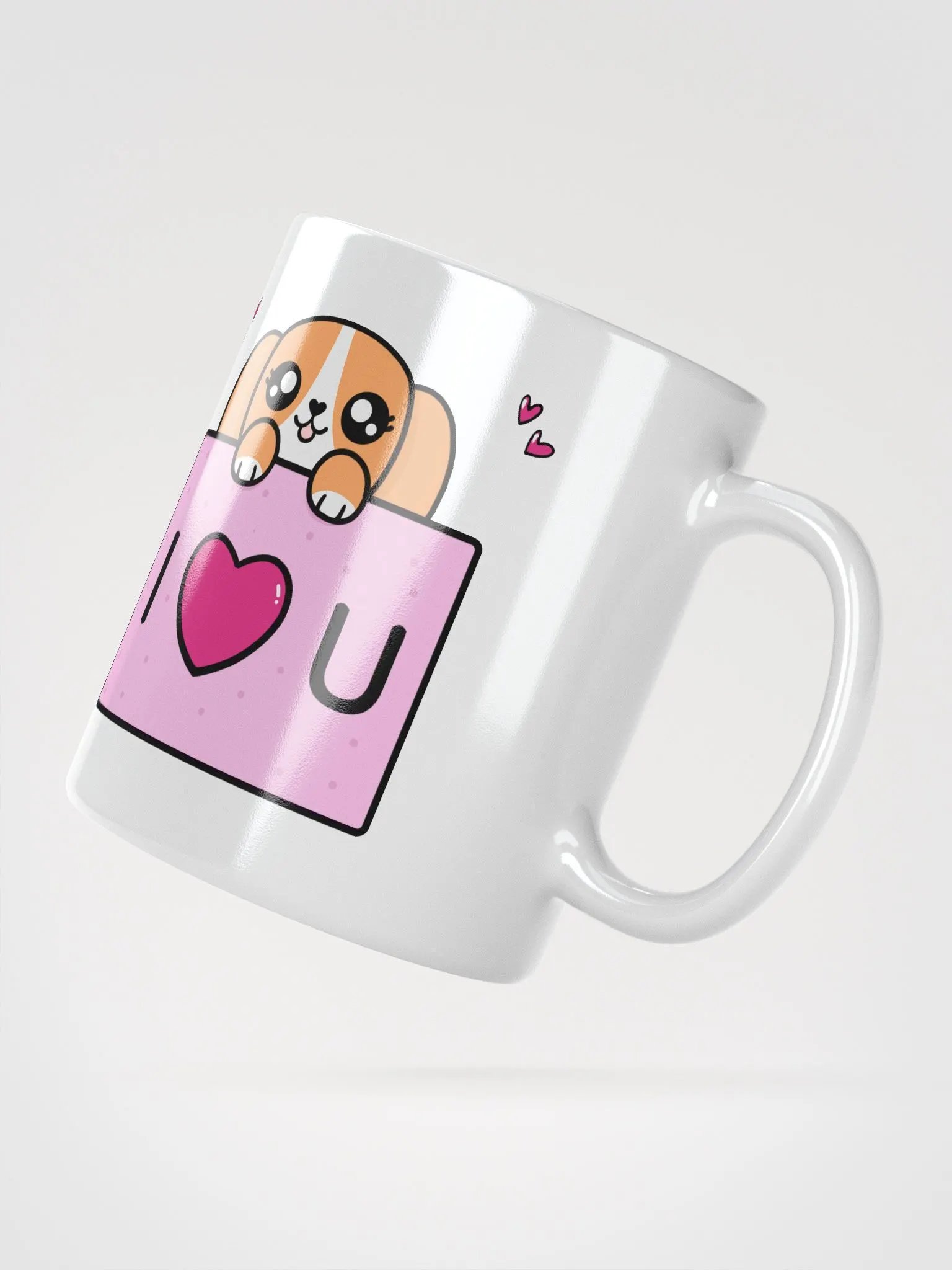 Puppy Love White Glossy Mug product image (3)