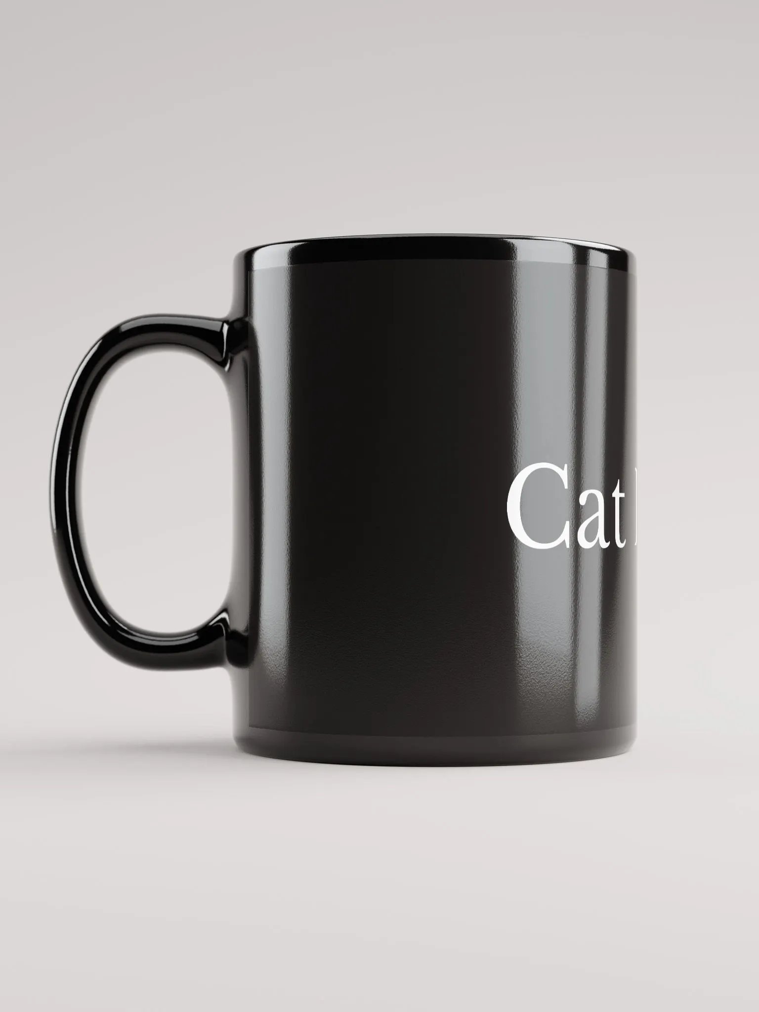Cat Person Mug (Black) product image (6)
