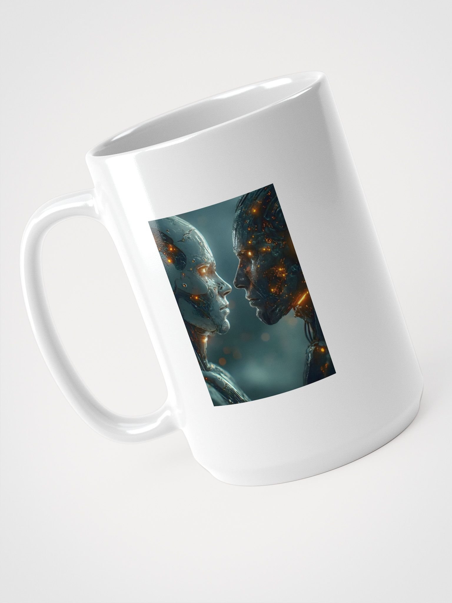 Cybernetic Showdown Glossy Mug product image (4)