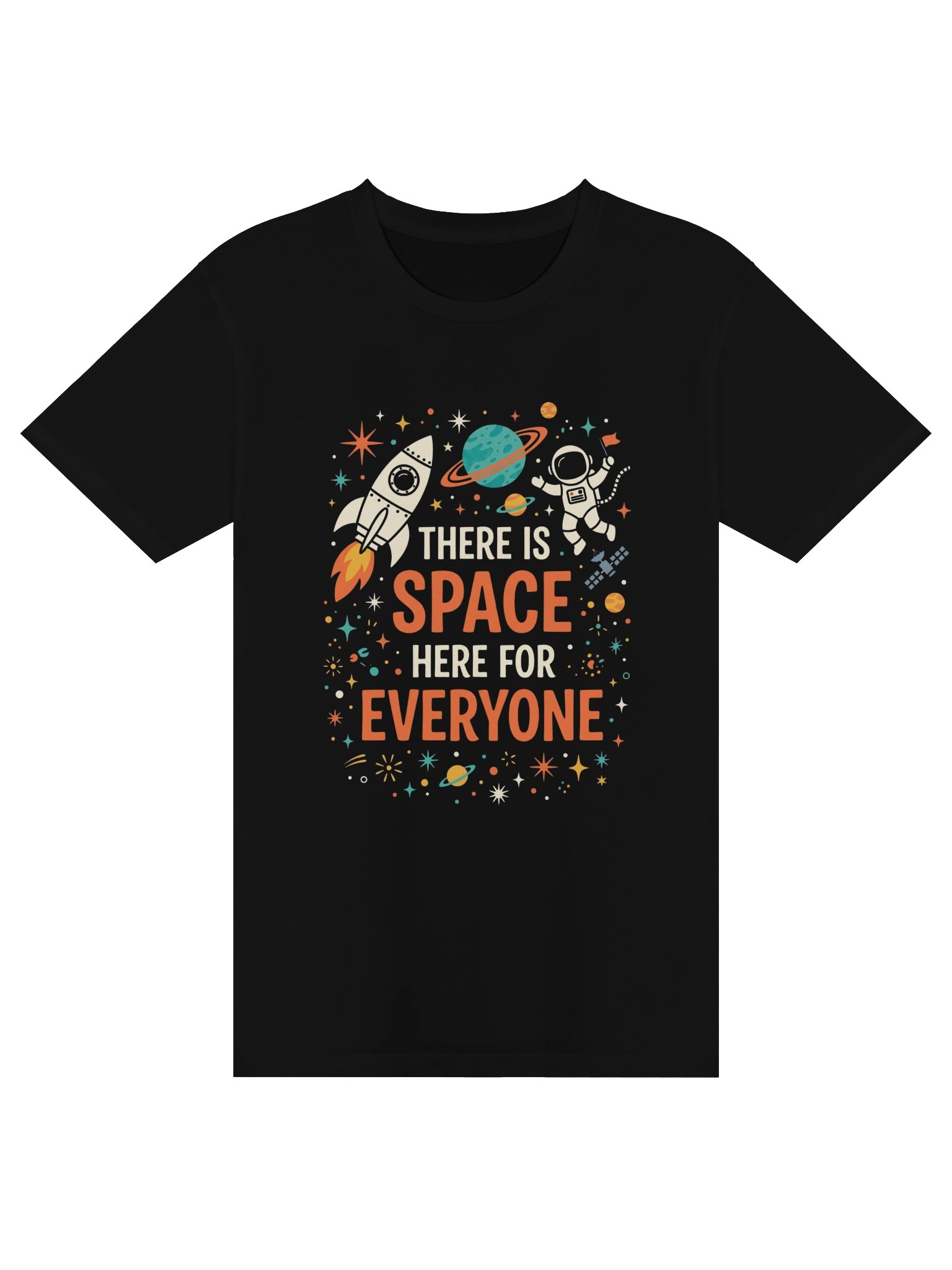There is Space Here for Everyone Inclusion Teacher T-Shirt product image (7)