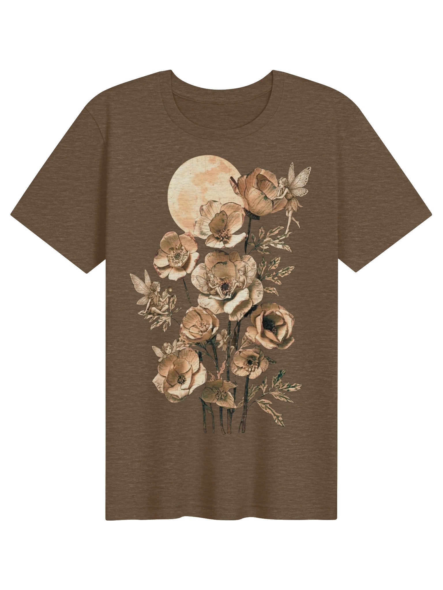 Find the Fairies Shirt, Hidden Fairy Garden Tee, Fantasy Floral Graphic product image (2)