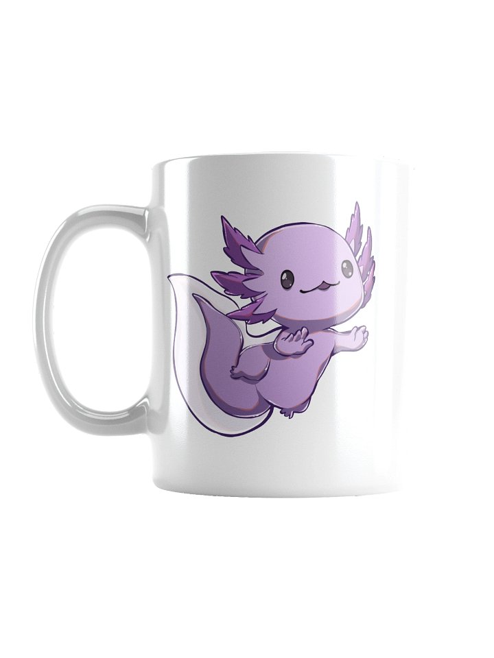 Axolotl Ceramic Mug (White) product image (1)