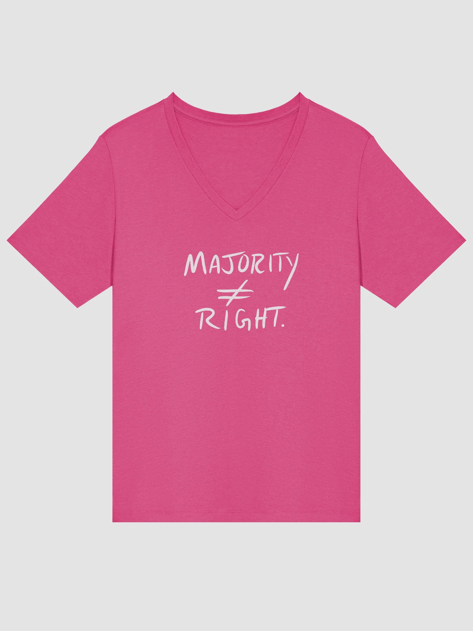 Majority ≠ Right V-Neck tee (white) product image (21)