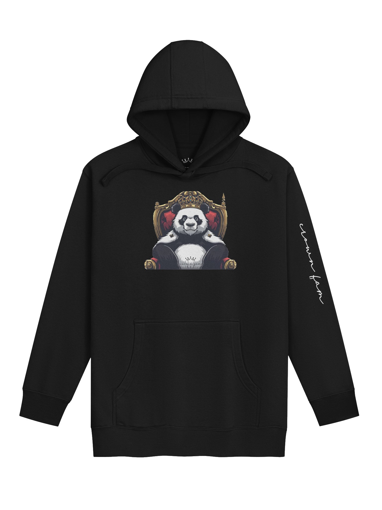 Crowned Royal Panda Unisex Hoodie product image (4)