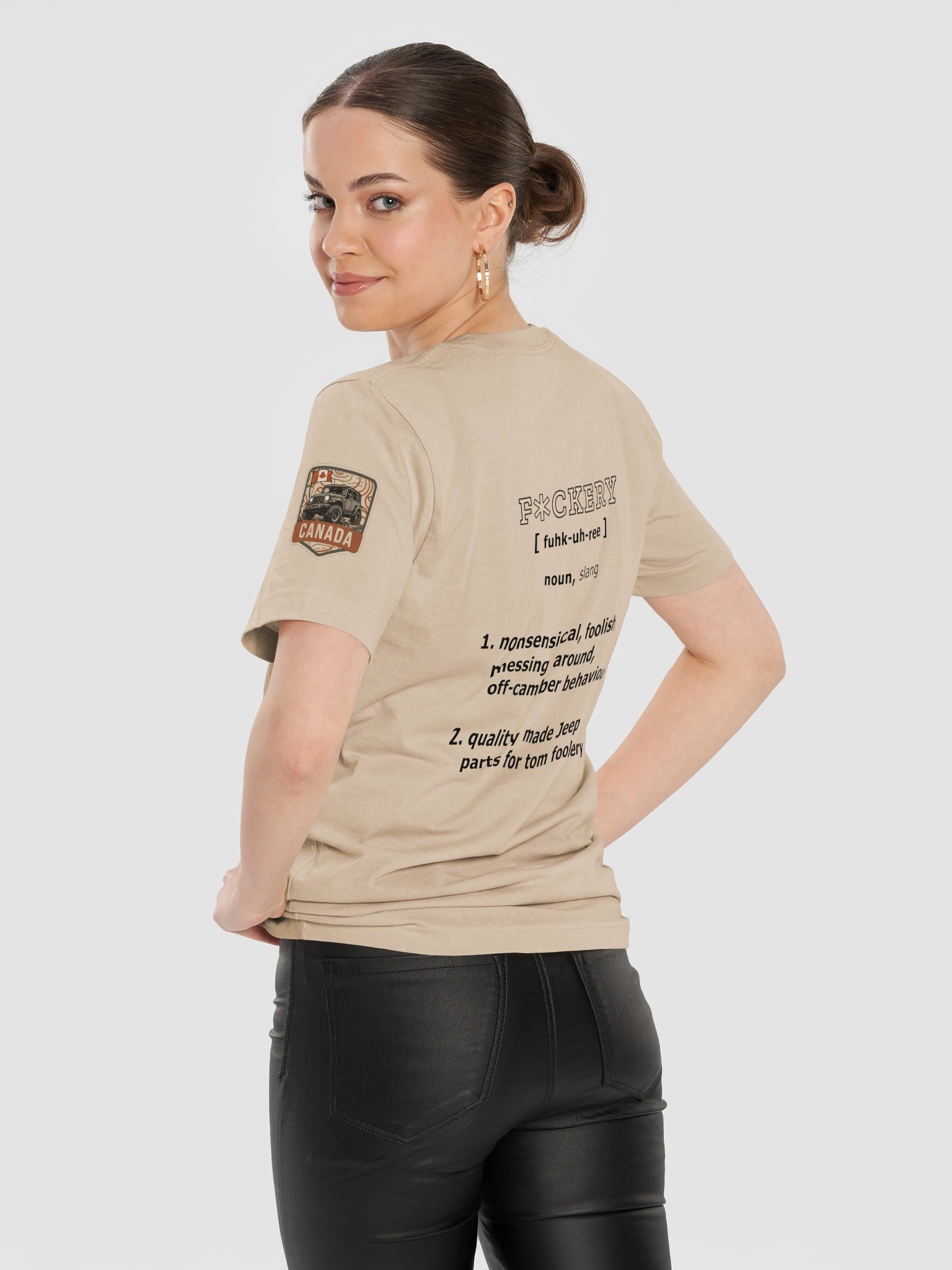 Unisex t-shirt with Fuckery Text Logo (light colours) product image (82)