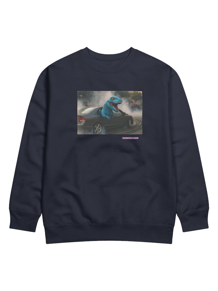 #DemocracyDino BURNOUT Sweatshirt product image (1)
