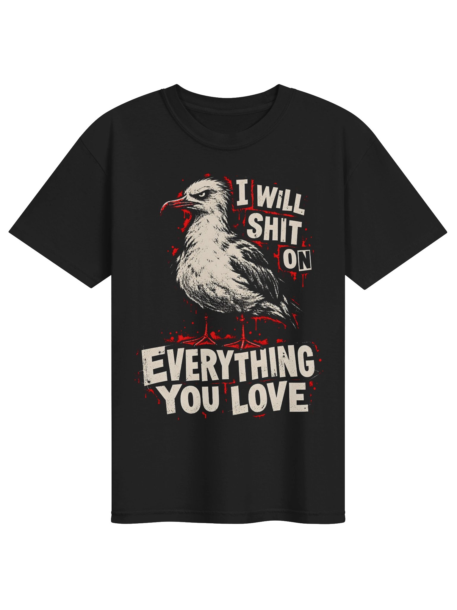 I Will Shit .... Heavyweight Vintage Graphic Tee product image (1)