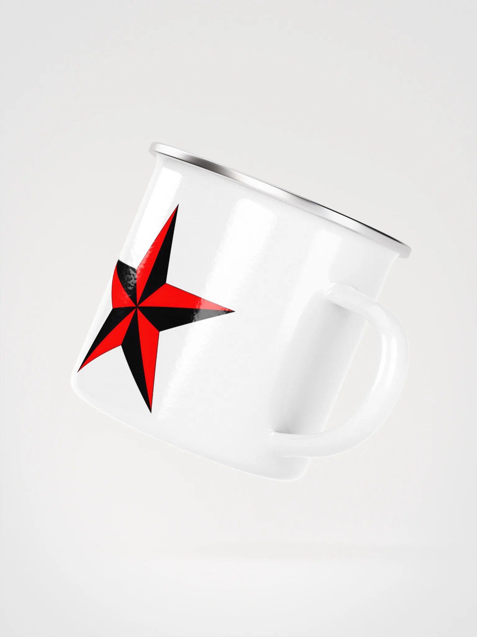 Red star taza metalica product image (4)