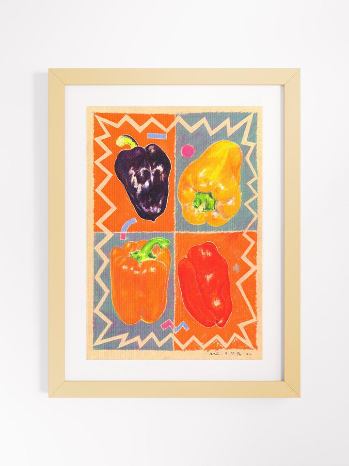 Peppers print framed product image (1)