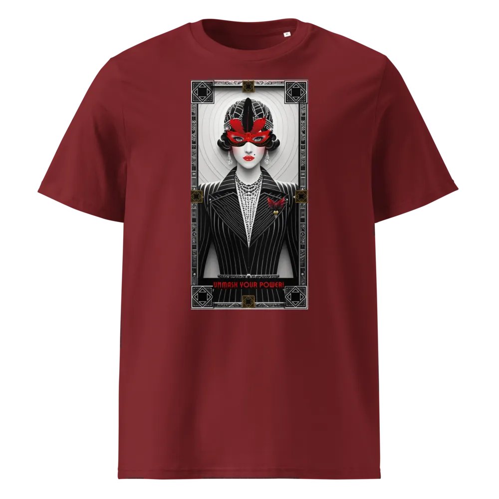 Unmask your Power Organic Unisex Cotton T-Shirt product image (9)