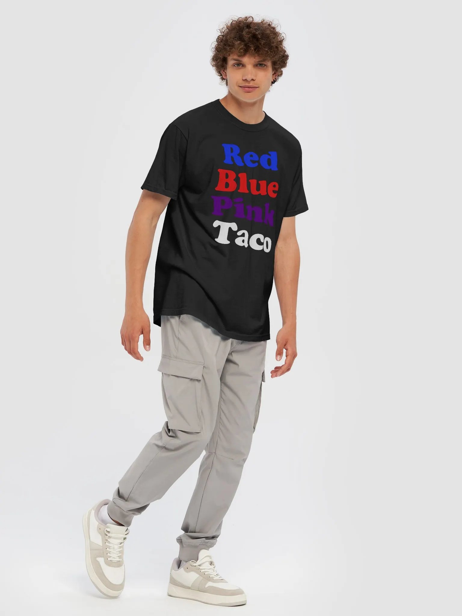Red Blue Pink Taco Design product image (7)