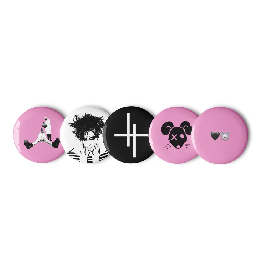 TELEVISION SKIES PIN SET product image (1)