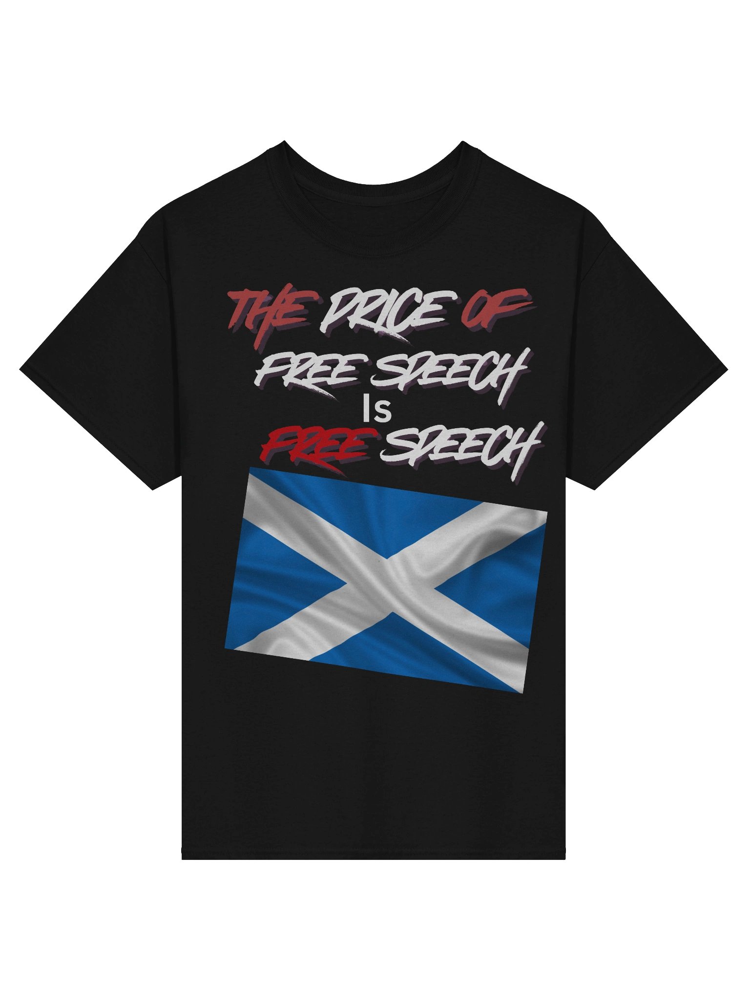 Scottish Free Speech Flag T-Shirt product image (3)
