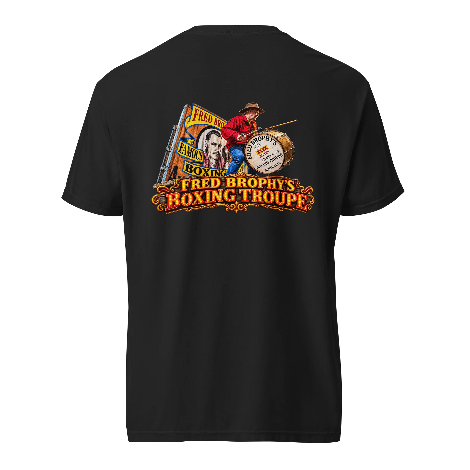 Fred Brophy’s Boxing Troupe Vintage Poster Tee product image (4)