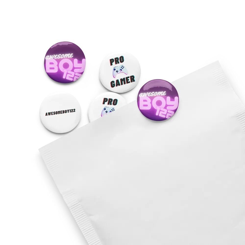 AWESOMEBOY122 Pin Buttons Set product image (13)