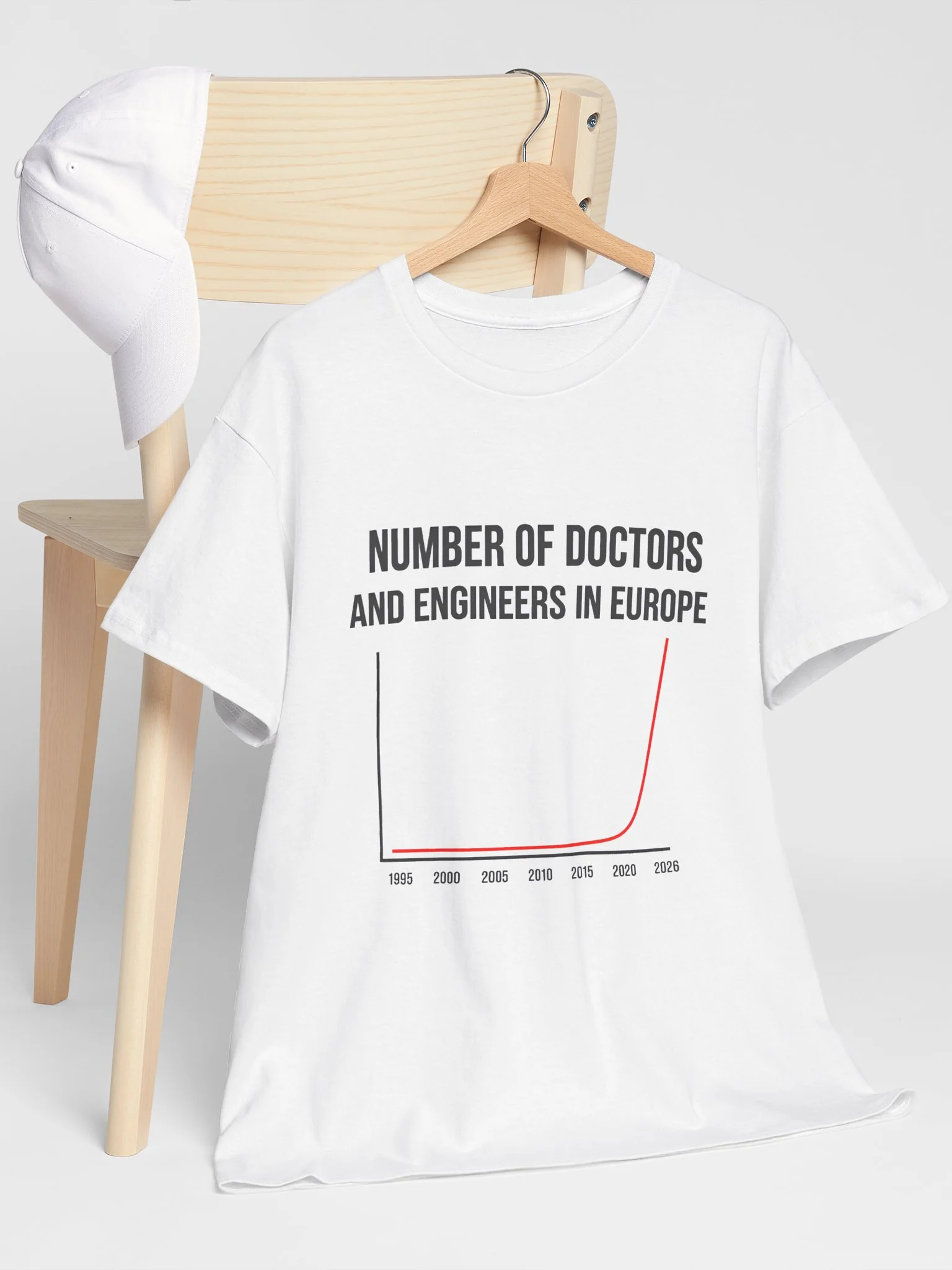 Number of Doctors and Engineers in Europe Shirt product image (105)