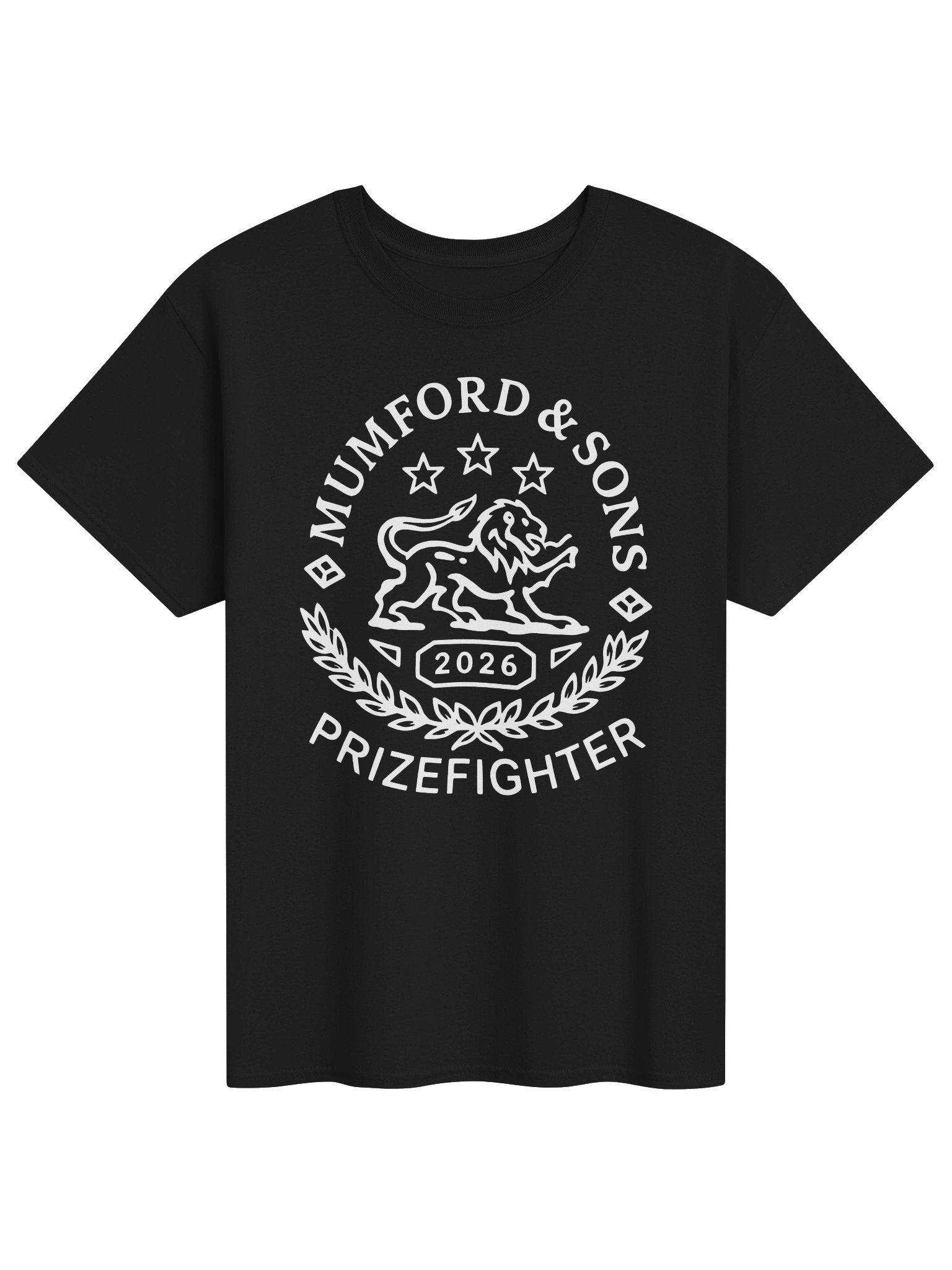 Mumford & Sons Prizefighter Tour 2026 North America Merch The Lion Tshirt product image (1)