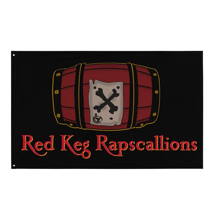 Red Keg Rapscallions Flag (3' x 5') product image (1)