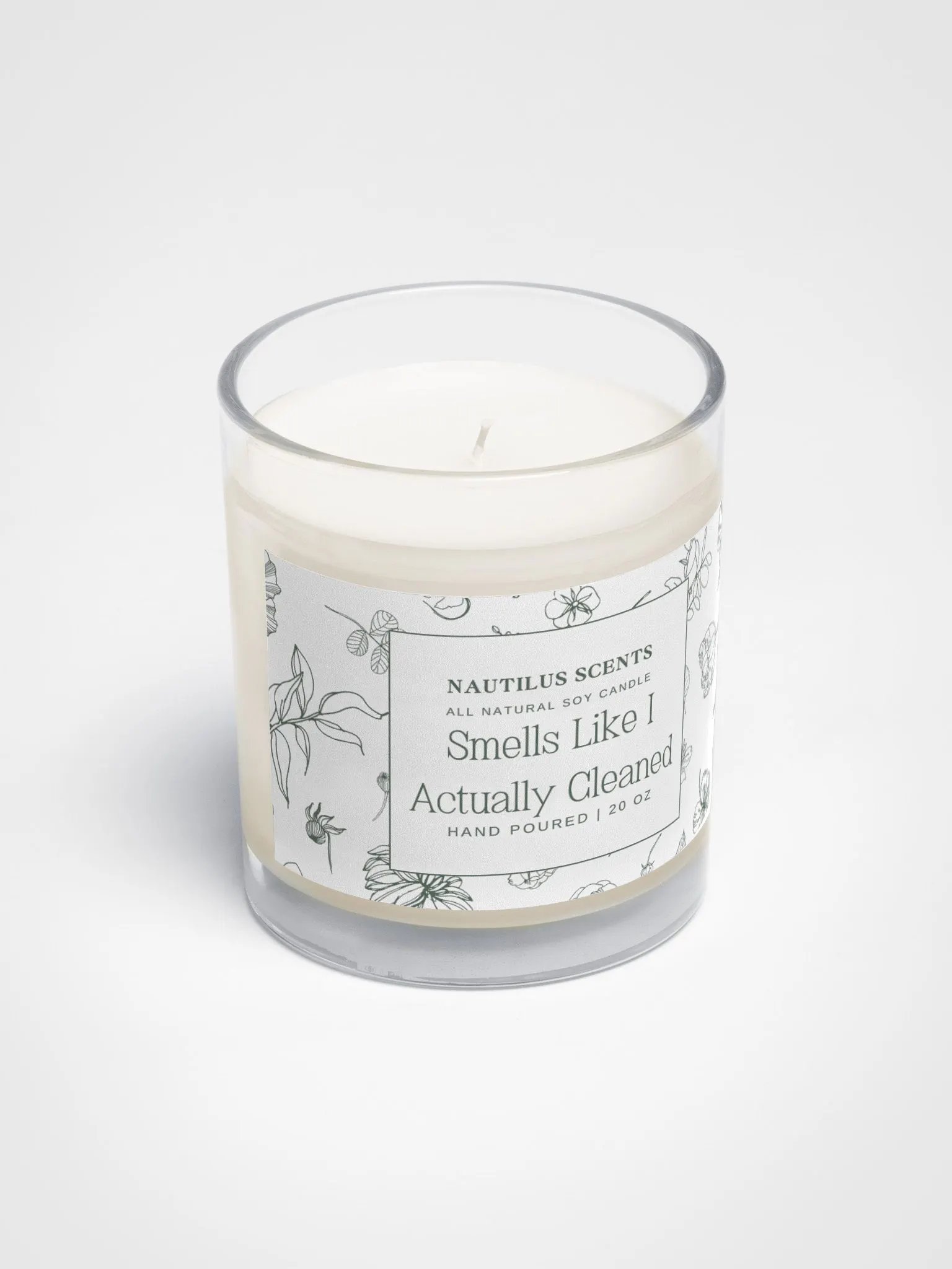 Nautilus Natural Soy Candle: Smells Like I Actually Cleaned product image (2)