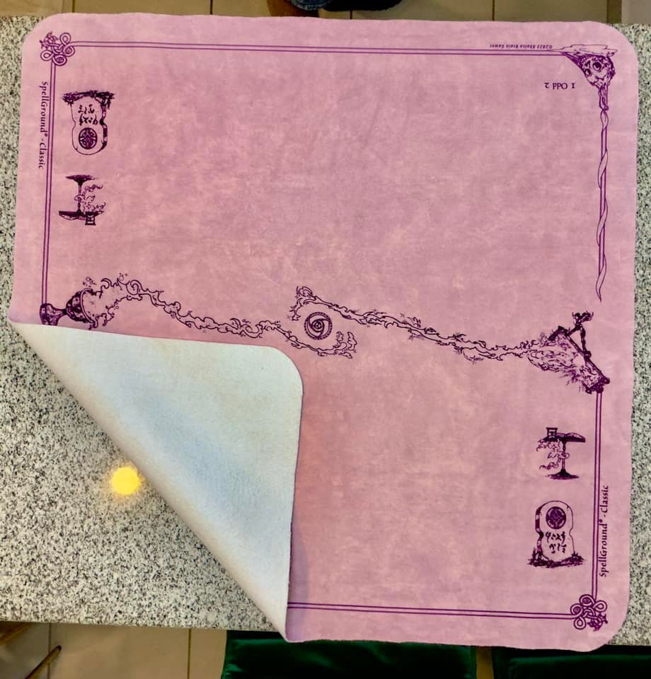 Spellground Classic V8 Pink Lavender Playmat (Unstitched) product image (3)