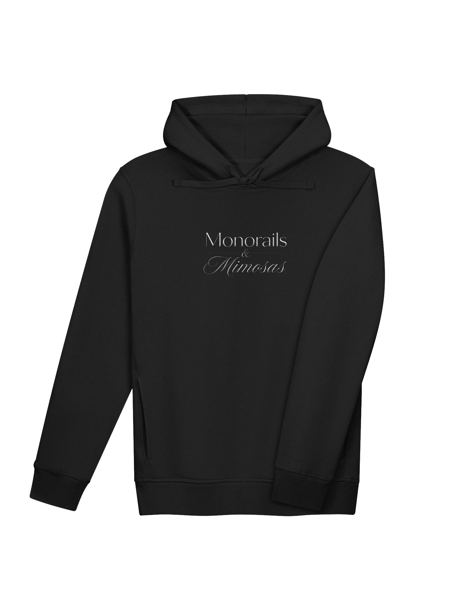 Monorails & Mimosas Hoodie Black product image (4)
