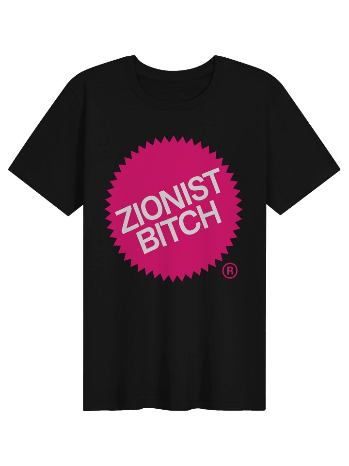 Zionist Bitch Label Tee (Black) product image (1)
